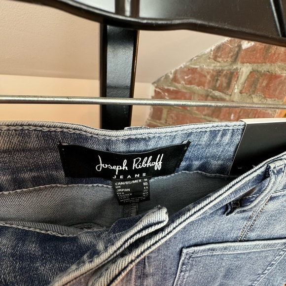 Joseph Ribkoff Culotte Jeans/Denim  With Embellished Front Seam 241903S25 - Picture 4 of 10